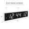 Ivation 72 in. Large Digital Wall Clock, LED Digital Clock with Timer and Alarm